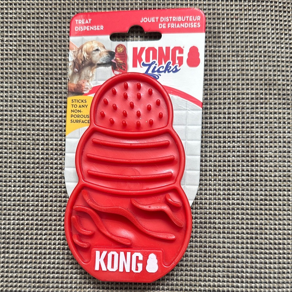 KONG Licks Red Treat Dispenser
